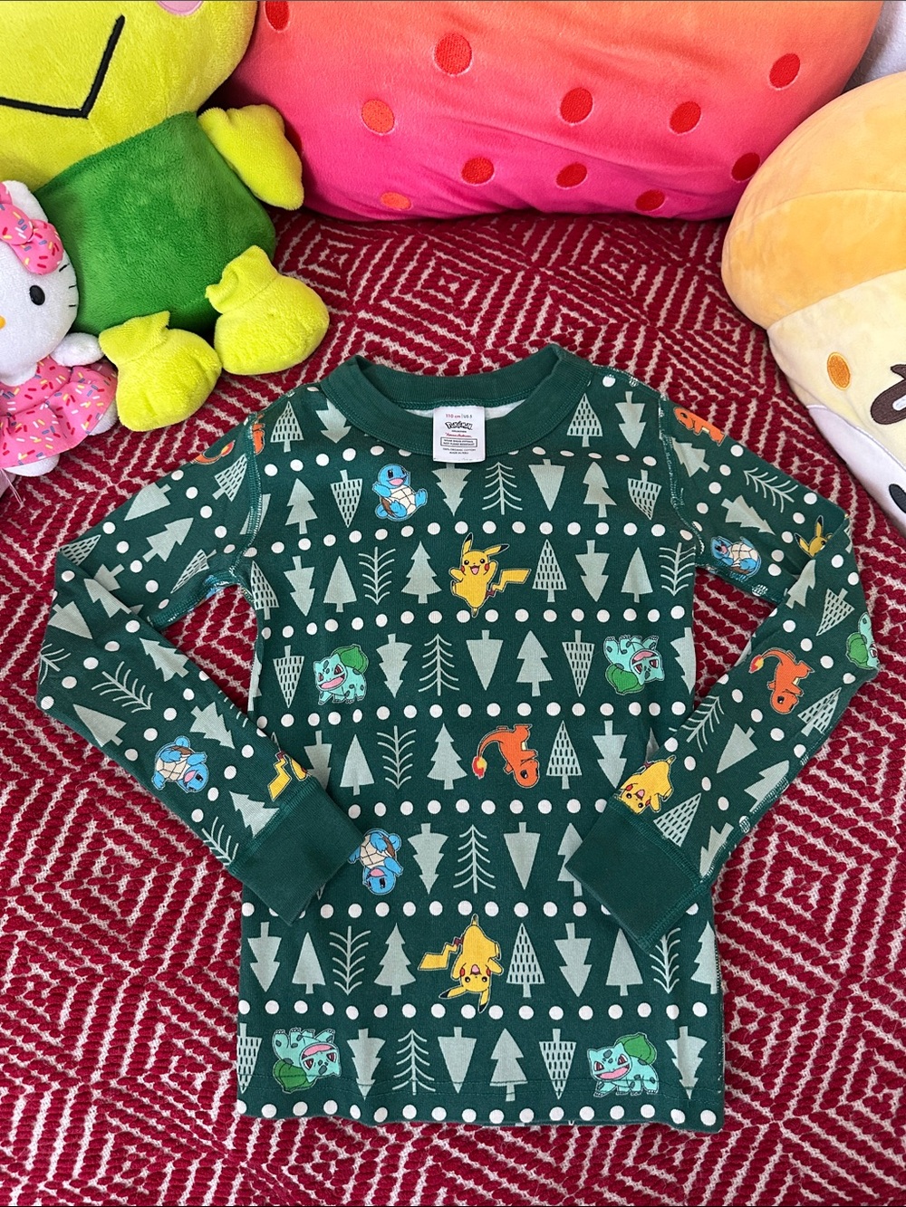 Hanna Andersson x Pokémon Allover Print Long-Sleeve Pajama Top 5 / 110 cm
